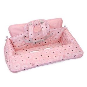 Pink shopping cart & high chair cover